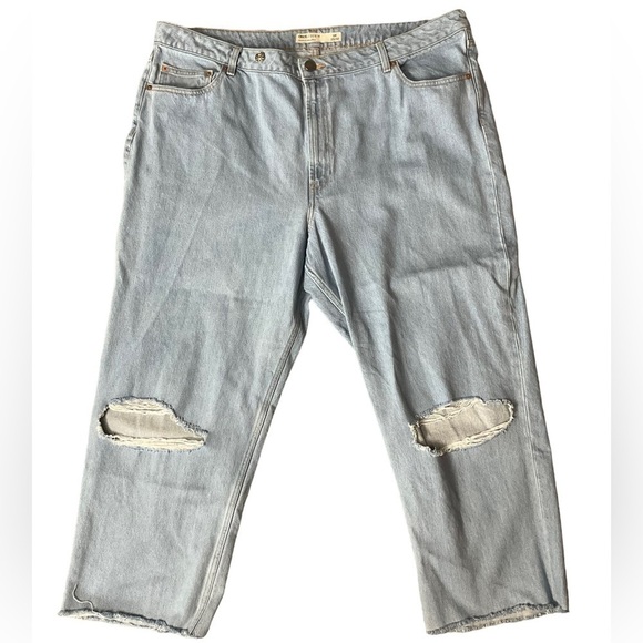 Asos Distressed High Rise Denim Women’s 22 - Picture 1 of 5